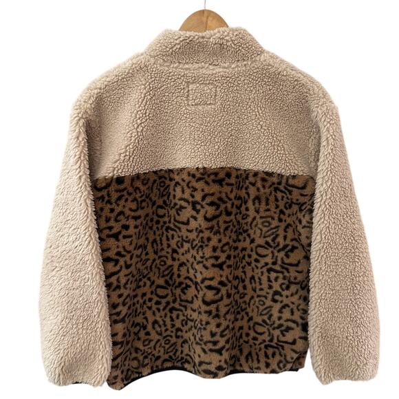 Rails Saga Colorblock Faux Fur Sweater Jacket Pockets Multi Size Small - Picture 5 of 11